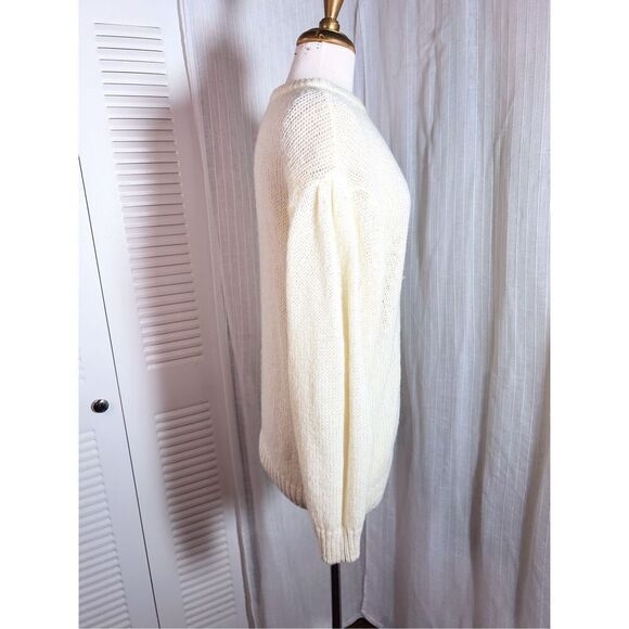 Mister Noah Plus | Women’s | Sweaters | Size 18W | Vintage Cream Embellished Gem - Picture 5 of 5